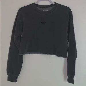 Y2K cropped sweatshirt